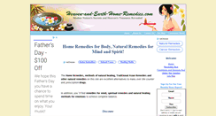 Desktop Screenshot of heaven-and-earth-home-remedies.com