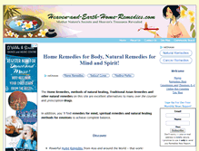 Tablet Screenshot of heaven-and-earth-home-remedies.com
